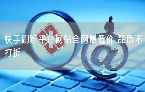 快手刷粉平台网站全网最低价 品质不打折